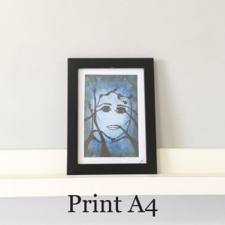 Decoração com quadros aquarela