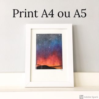 pintura em aquarela feita à mão quadrinho