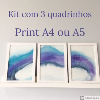 quadrinhos abstratos em aquarela místico misticismo magia