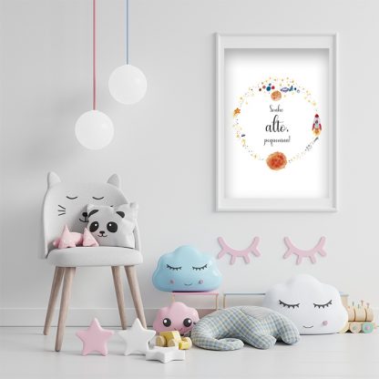 decoração quarto de bebê criança tema espacial astronauta