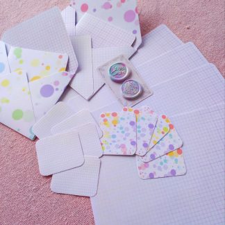 envelopes artesanais kit de papelaria artesanal papel de carta adesivos journal pen pal