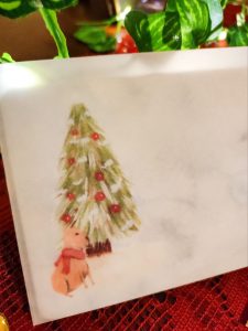 cartões lacres envelopes presentes de natal embrulho embalagem